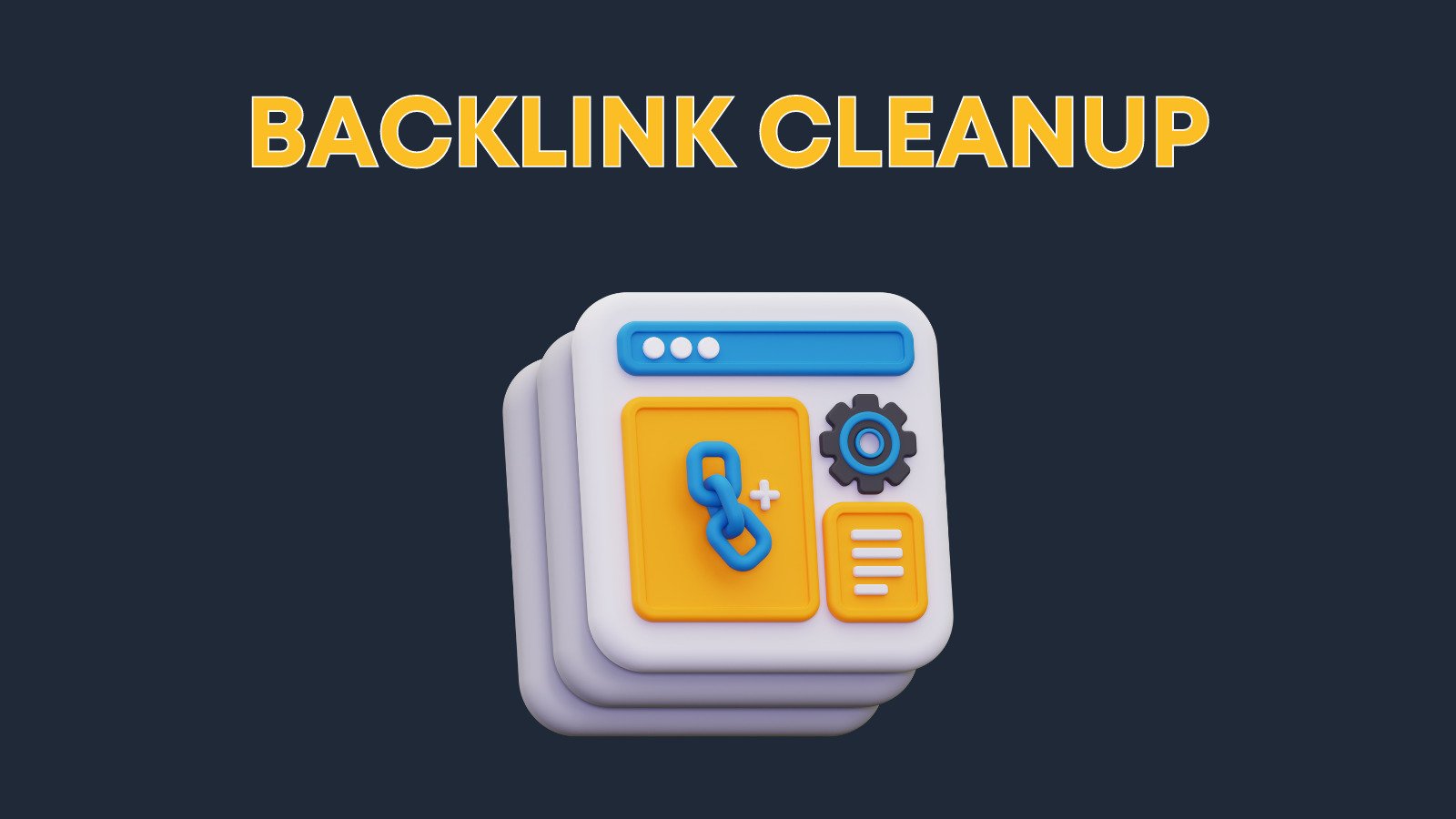 backlink profile cleanup